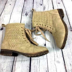 Justice Brand Tan Boots Girls Size 5